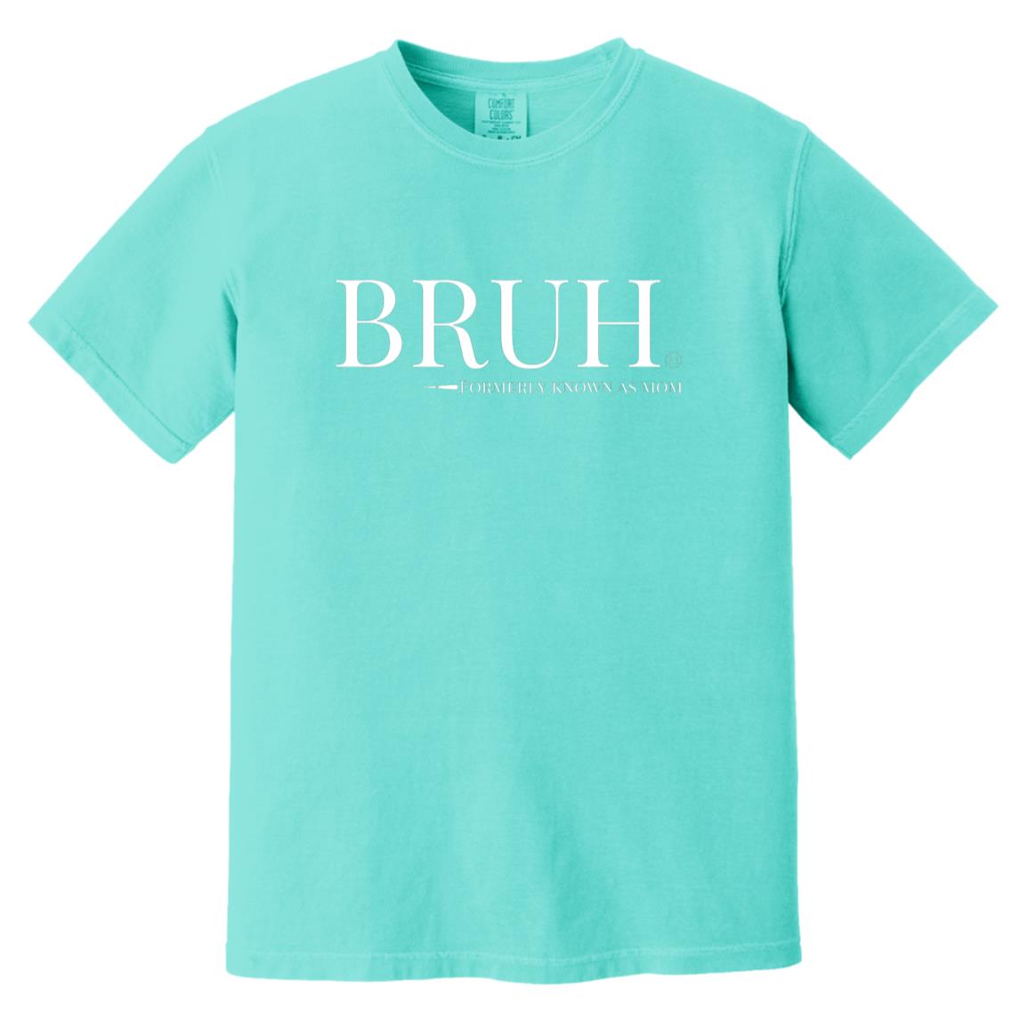 BRUH Unisex Heavyweight T-Shirt - Blue Lagoon