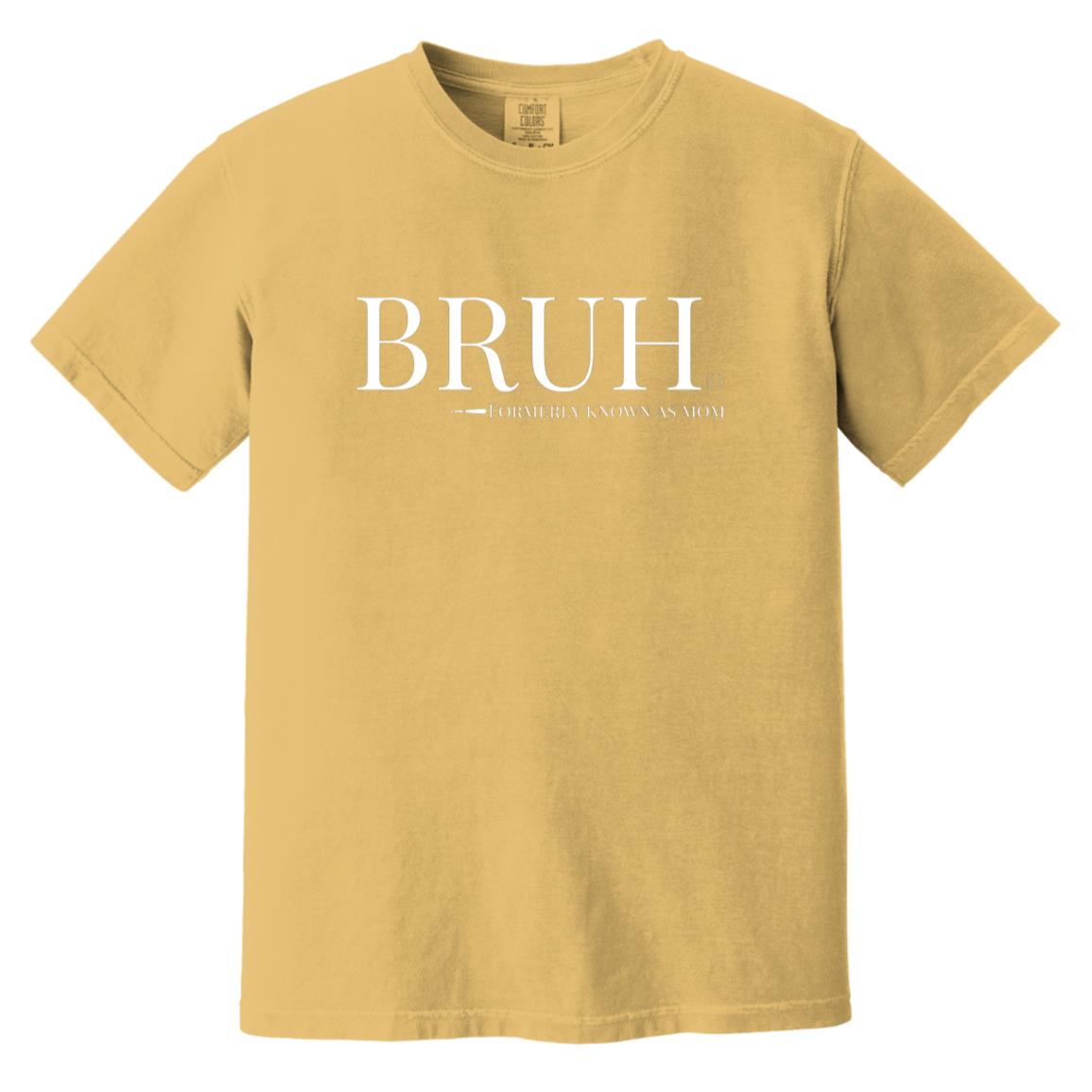 BRUH Unisex Heavyweight T-Shirt - Mustard