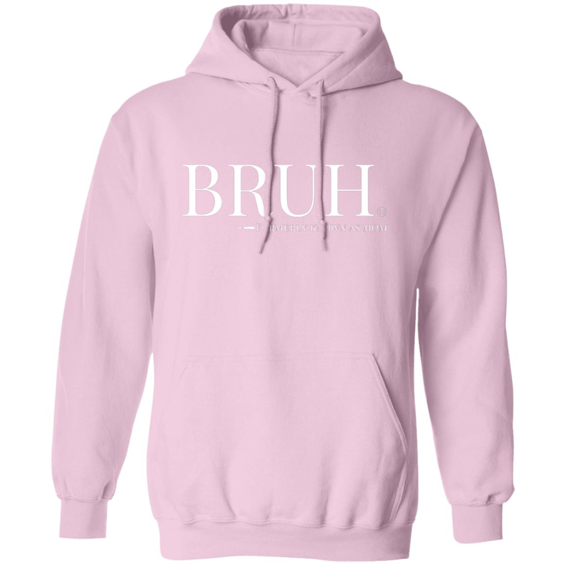 BRUH Unisex Pullover Hoodie - Light Pink