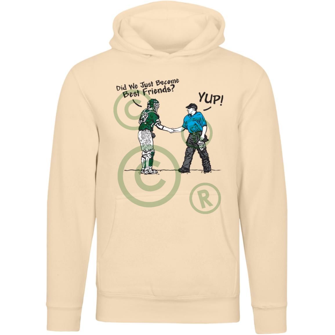 Best Friends - Premium Unisex Hoodie - Sandstone