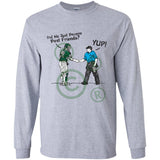 Best Friends - Youth Long Sleeve Tee- Sport Grey