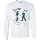 Best Friends - Youth Long Sleeve Tee- White