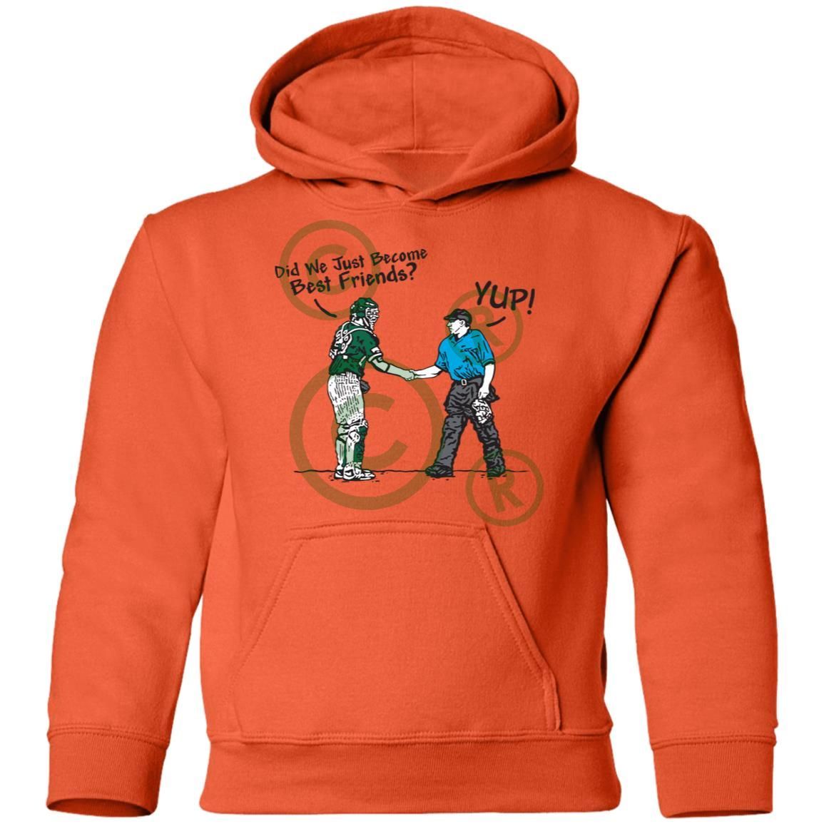 Friends orange hoodie best sale