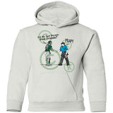 Best Friends - Youth Pullover Hoodie - White