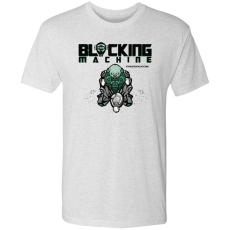 Blocking Machine Men's Triblend T-Shirt - White