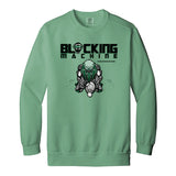 Blocking Machine Unisex Crewneck Sweatshirt - Light Green