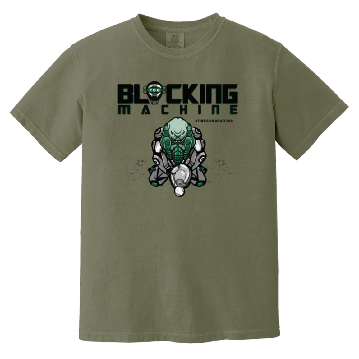 Blocking Machine Unisex Heavyweight T-Shirt - Moss