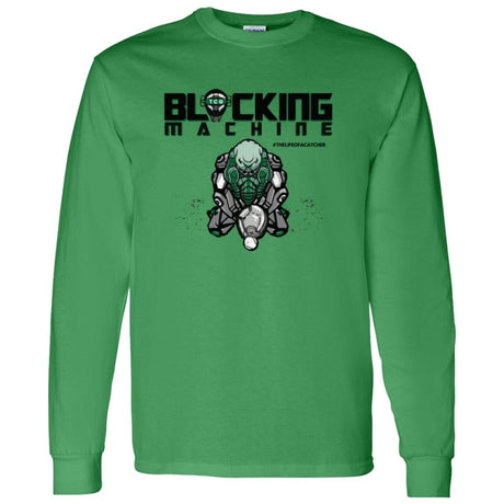 Blocking Machine Unisex Long Sleeve T-Shirt - Irish Green