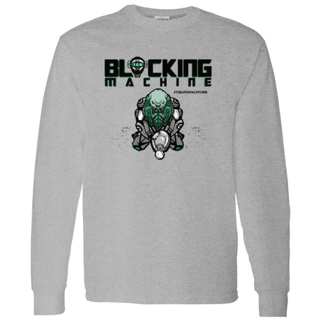 Blocking Machine Unisex Long Sleeve T-Shirt - Sport Grey