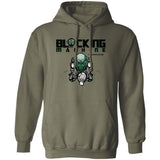 Blocking Machine Unisex Pullover Hoodie - Military Green