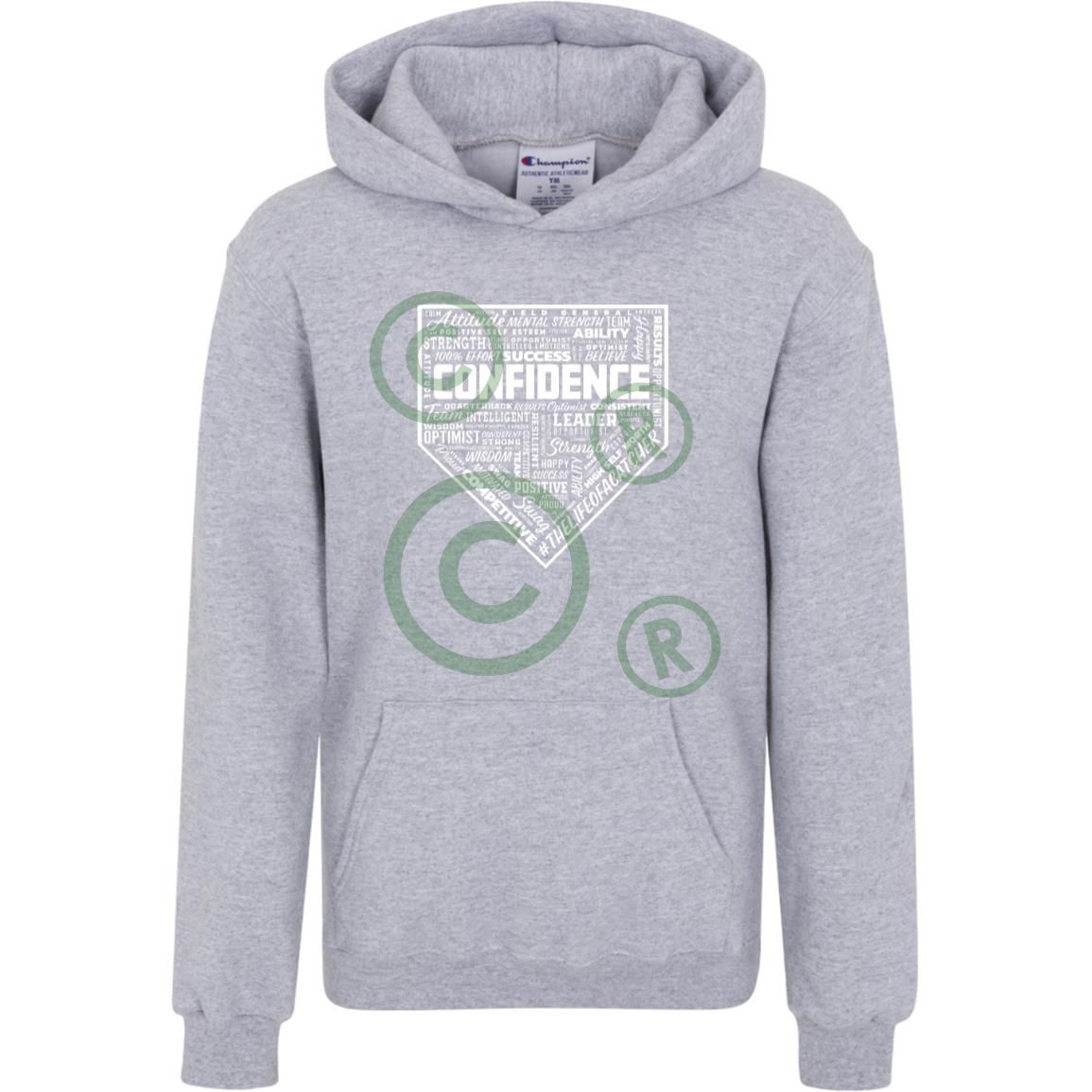 Confidence Champion® Kids Powerblend Hoodie - Grey