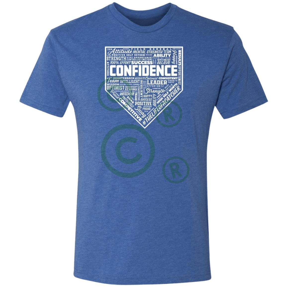 Confidence Men's Triblend T-Shirt - Blue