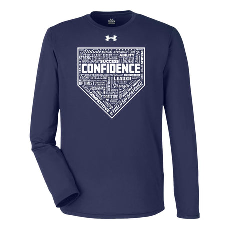 Confidence Under Armour® Team Tech Long Sleeve T-Shirt - Navy