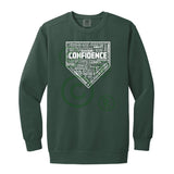 Confidence Unisex Crewneck Sweatshirt - Green