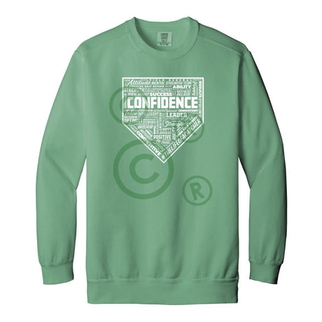 Confidence Unisex Crewneck Sweatshirt - Light Green