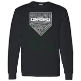 Confidence Unisex Long Sleeve T-Shirt - Black