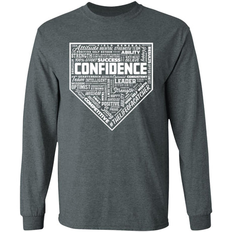 Confidence Unisex Long Sleeve T-Shirt - Charcoal