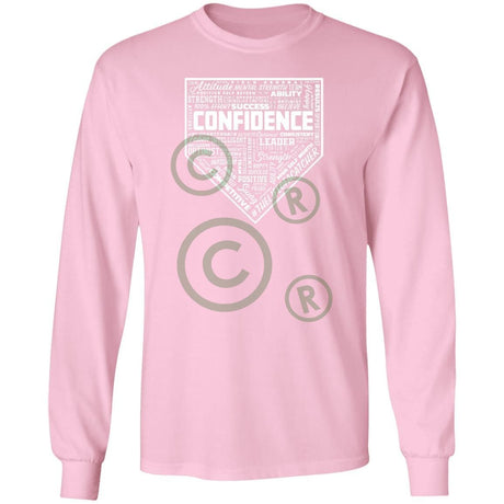 Confidence Unisex Long Sleeve T-Shirt - Pink