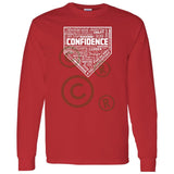 Confidence Unisex Long Sleeve T-Shirt - Red