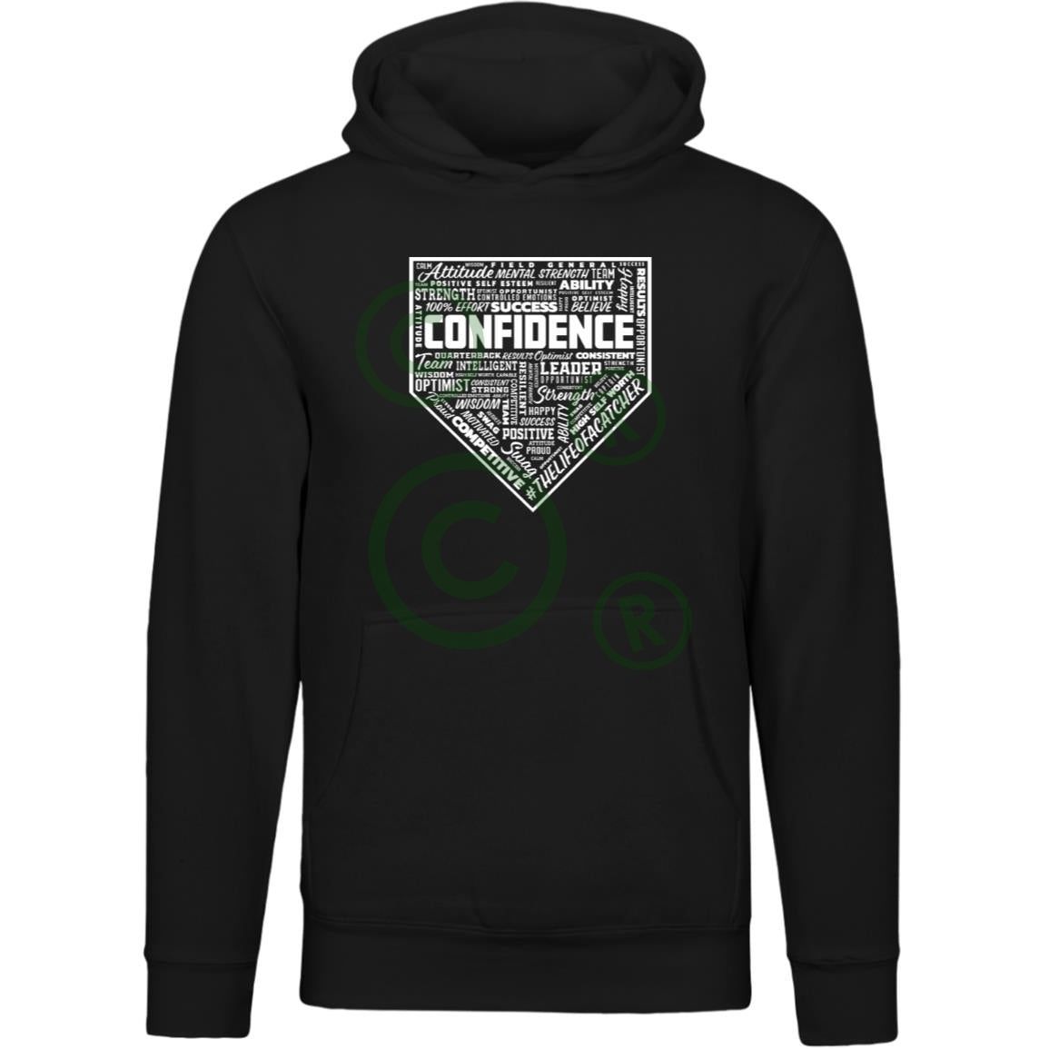 Confidence Unisex Premium Hoodie - Black