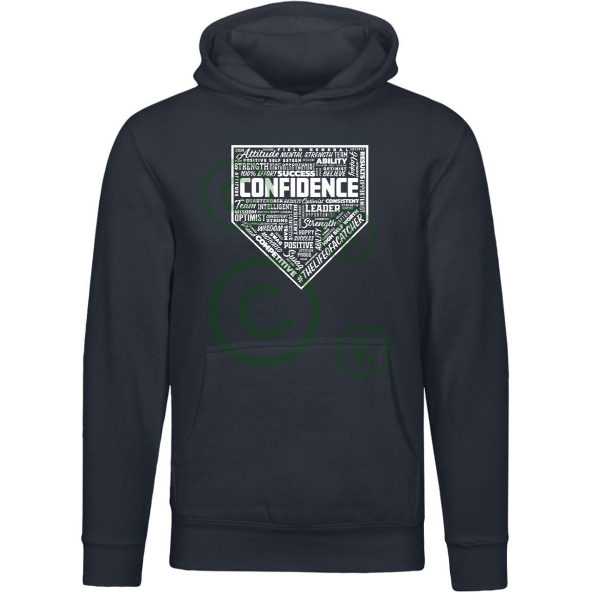 Confidence Unisex Premium Hoodie - Navy