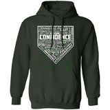 Confidence Unisex Pullover Hoodie - Forest Green