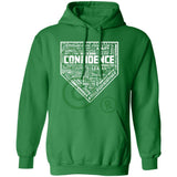 Confidence Unisex Pullover Hoodie - Green