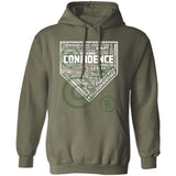 Confidence Unisex Pullover Hoodie - Military Green