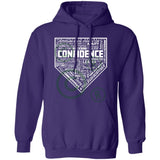 Confidence Unisex Pullover Hoodie - Purple