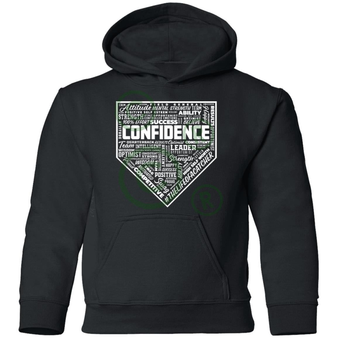 Confidence Youth Pullover Hoodie - Black