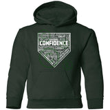 Confidence Youth Pullover Hoodie - Forest Green