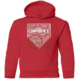 Confidence Youth Pullover Hoodie - Red