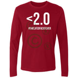 Drop Your Pop <2.0 Men's Premium Long Sleeve T-Shirt - Cardinal