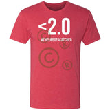 Drop Your Pop <2.0 Men's Triblend T-Shirt - Red