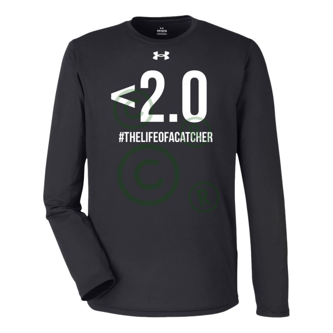 Drop Your Pop <2.0 Under Armour® Team Tech Long Sleeve T-Shirt - Black