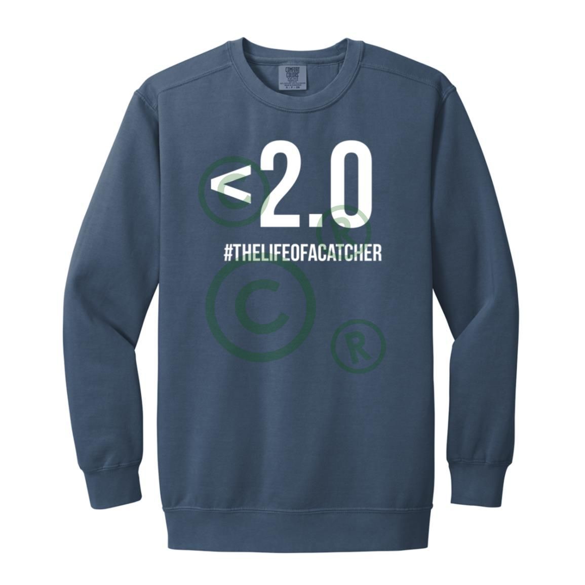 Drop Your Pop <2.0 Unisex Crewneck Sweatshirt - Blue Jean