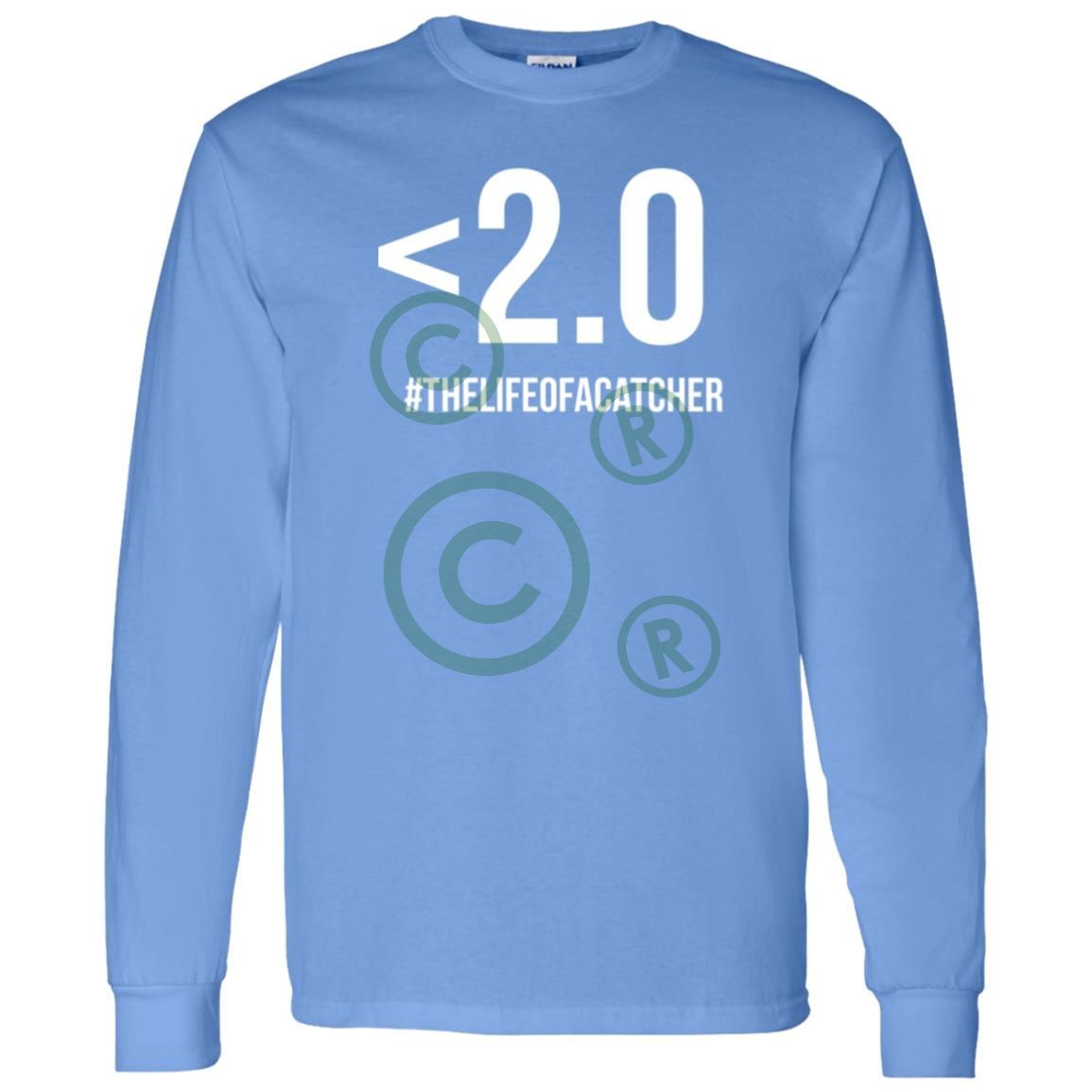 Drop Your Pop <2.0 Unisex Long Sleeve T-Shirt - Carolina Blue