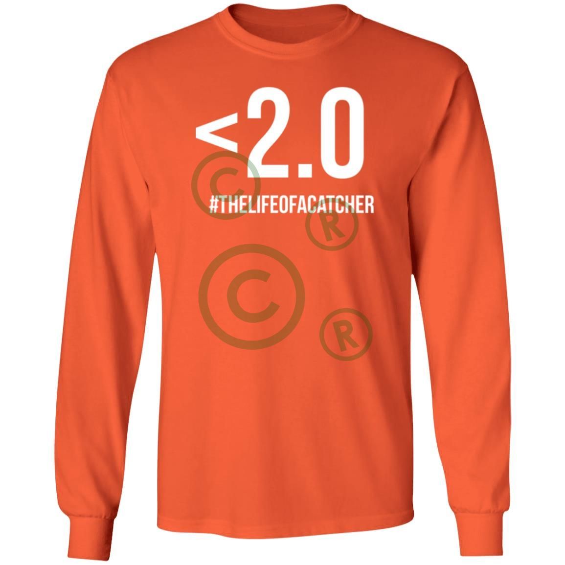 Drop Your Pop <2.0 Unisex Long Sleeve T-Shirt - Orange