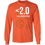 Drop Your Pop <2.0 Unisex Long Sleeve T-Shirt - Orange