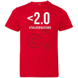 Drop Your Pop 2.0 Youth Jersey T-Shirt - Red