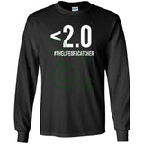 Drop Your Pop 2.0 Youth Long Sleeve T-Shirt - Black