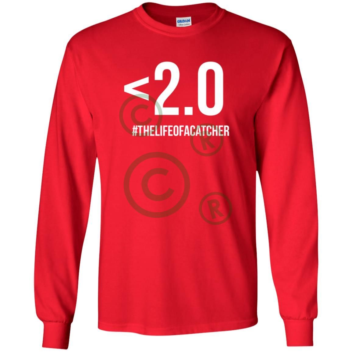 Drop Your Pop 2.0 Youth Long Sleeve T-Shirt - Red