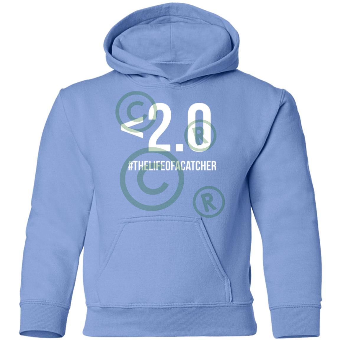 Drop Your Pop <2.0 Youth Pullover Hoodie - Carolina Blue