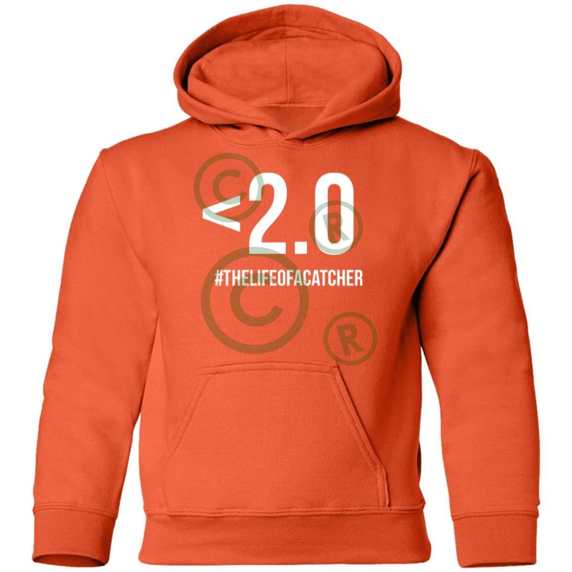 Drop Your Pop <2.0 Youth Pullover Hoodie - Orange