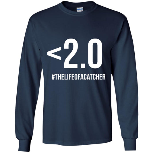 The Catching Guy Drop Your Pop < 2.0 Youth Long Sleeve Tee navy