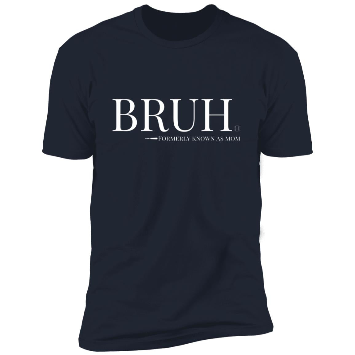Bruh: Formerly Known As Mom Short Sleeve Tee navy