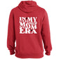 In My Catcher Mom Era Pullover Hoodie red back