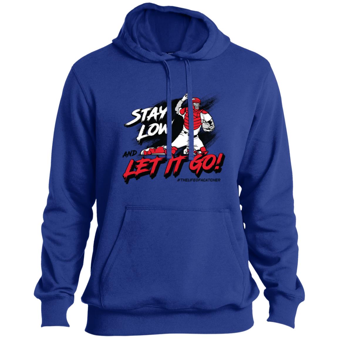 Stay Low & Let It Go Pullover Hoodie - Blue