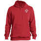 In My Catcher Mom Era Pullover Hoodie red front