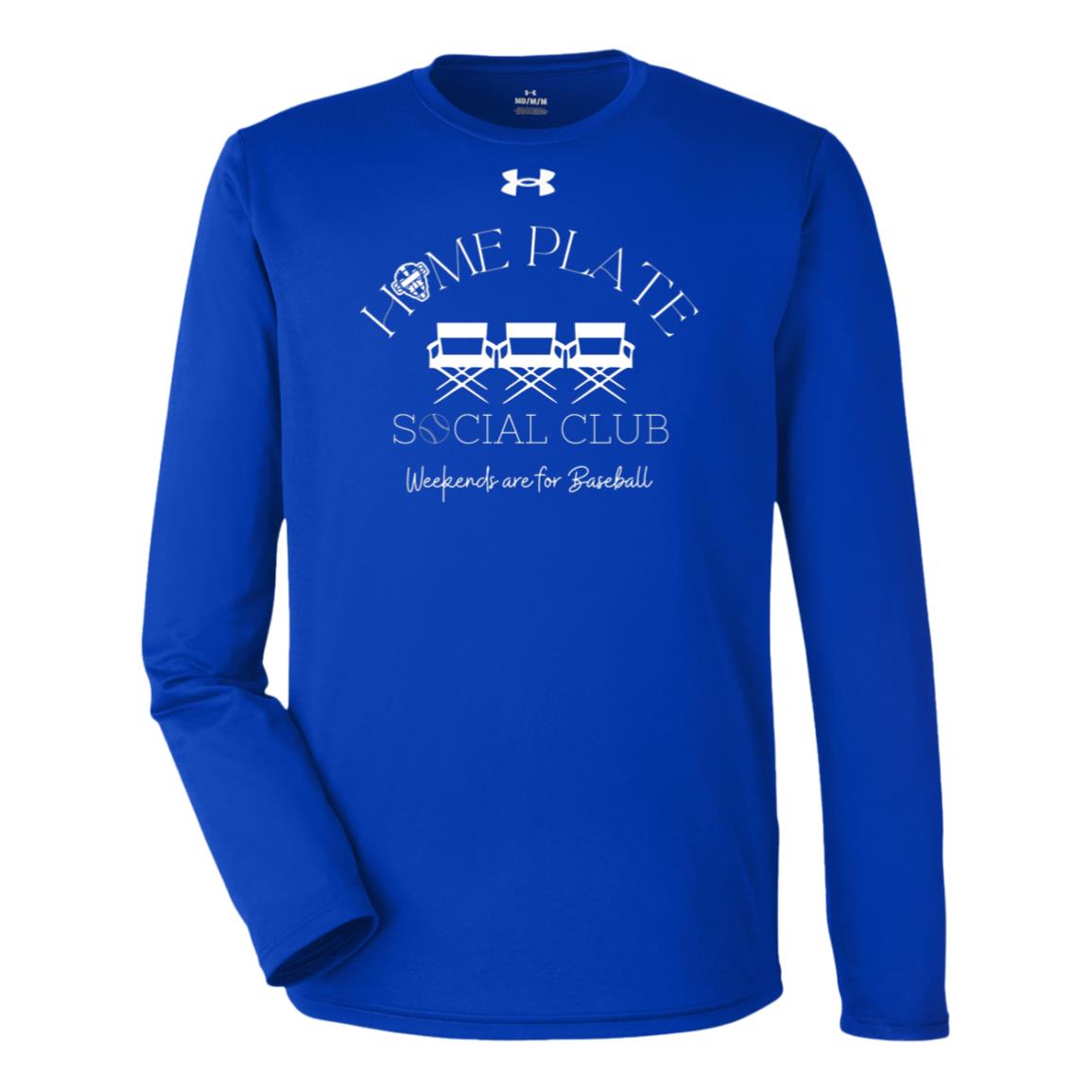 Home Plate Social Club (Baseball) Under Armour® Team Tech Long Sleeve T-Shirt - Royal